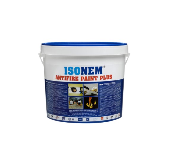 İSONEM ANTIFIRE PAINT PLUS 18 KG ( ÇELİK,AHŞAP VE BETON YAPILAR İÇİN 120 DK YANGINA DAYANIKLI)